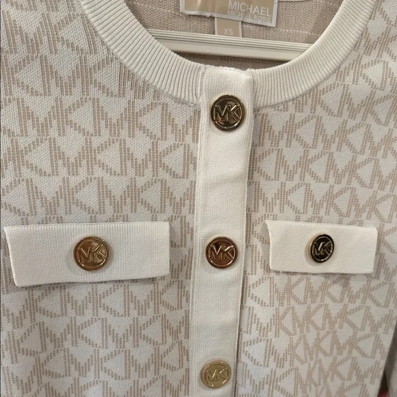 Michael Michael Kors Bone color Cardigan - Picture 3 of 9